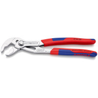 KNIPEX 87 05 250 Cobra® Hightech-Wasserpumpenzange mit schlanken Mehrkomponenten-Hüllen verchromt 250 mm