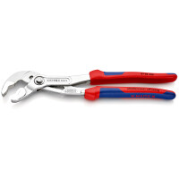 KNIPEX 87 05 300 Cobra® Hightech-Wasserpumpenzange mit Mehrkomponenten-Hüllen verchromt 300 mm