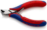 KNIPEX 64 32 120 Elektronik-Vornschneider mit Mehrkomponenten-Hüllen 120 mm