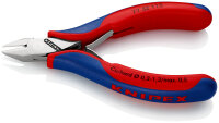 KNIPEX 77 32 115 Elektronik-Seitenschneider mit Mehrkomponenten-Hüllen 115 mm