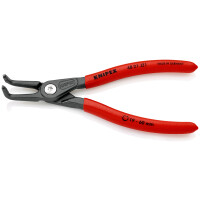 KNIPEX 48 21 J21 Präzisions-Sicherungsringzange für Innenringe in Bohrungen mit rutschhemmendem Kunststoff überzogen grau atramentiert 165 mm