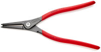 KNIPEX 49 11 A4 Präzisions-Sicherungsringzange für Außenringe auf Wellen mit rutschhemmendem Kunststoff überzogen grau atramentiert 320 mm (SB-Karte/Blister)