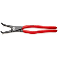 KNIPEX 49 21 A41 Präzisions-Sicherungsringzange für Außenringe auf Wellen mit rutschhemmendem Kunststoff überzogen grau atramentiert 305 mm