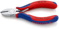 KNIPEX 70 15 110 Seitenschneider mit Mehrkomponenten-Hüllen verchromt 110 mm