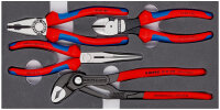 KNIPEX 00 20 01 V15 Zangen-Set in Schaumstoffeinlage 4-teilig