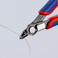 KNIPEX 78 41 125 Electronic Super Knips® mit Mehrkomponenten-Hüllen brüniert 125 mm