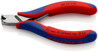 KNIPEX 64 12 115 Elektronik-Vornschneider mit Mehrkomponenten-Hüllen 115 mm