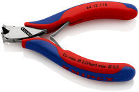 KNIPEX 64 12 115 Elektronik-Vornschneider mit Mehrkomponenten-Hüllen 115 mm