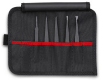 KNIPEX 92 00 05 ESD Kunststoffpinzetten-Set ESD 5-teilig