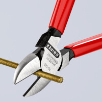 KNIPEX 70 01 140 EAN Seitenschneider mit Kunststoff überzogen schwarz atramentiert 140 mm