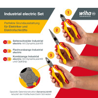 Wiha Zangen Set Industrial electric Kombi-,...