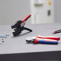 KNIPEX 12 72 190 NexStrip® Elektriker-Multiwerkzeug mit rutschhemmenden Kunststoff-Hüllen 190 mm