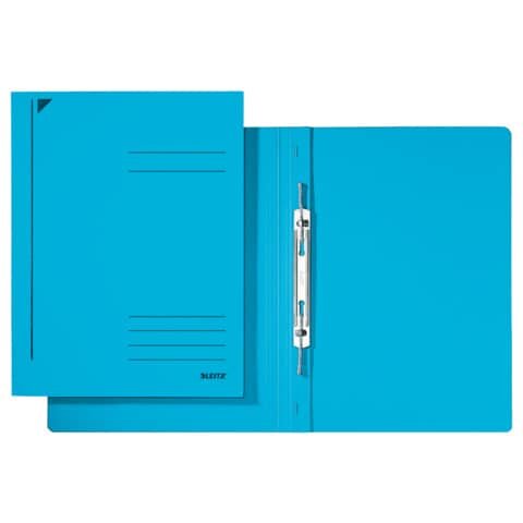 3040 Spiralhefter - A4, 250 Blatt, kfm. Heftung, Recycling-Karton, blau