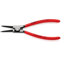 KNIPEX 46 11 A2 Sicherungsringzange für Außenringe auf Wellen mit Kunststoff überzogen schwarz atramentiert 180 mm