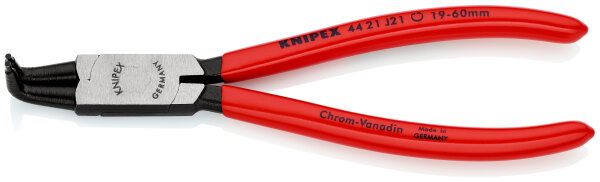 KNIPEX 44 21 J21 Sicherungsringzange für Innenringe in Bohrungen mit Kunststoff überzogen schwarz atramentiert 170 mm