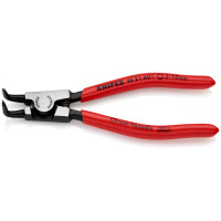 KNIPEX 46 21 A01 Sicherungsringzange für Außenringe auf Wellen mit Kunststoff überzogen schwarz atramentiert 125 mm