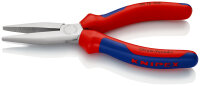 KNIPEX 30 15 160 Langbeckzange mit Mehrkomponenten-Hüllen verchromt 160 mm