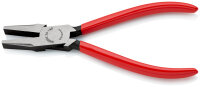 KNIPEX 20 01 180 Flachzange mit Kunststoff überzogen schwarz atramentiert 180 mm