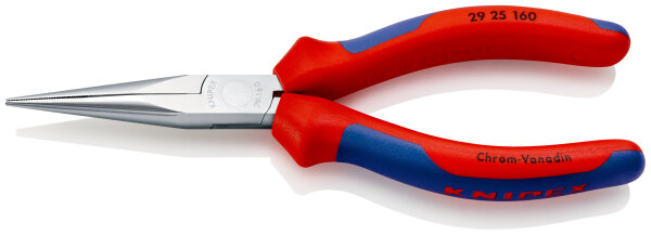 KNIPEX 29 25 160 Telefonzange mit Mehrkomponenten-Hüllen verchromt 160 mm