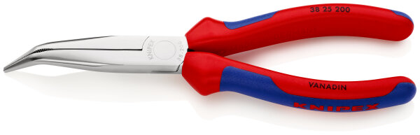 KNIPEX 38 25 200 Mechanikerzange mit Mehrkomponenten-Hüllen verchromt 200 mm