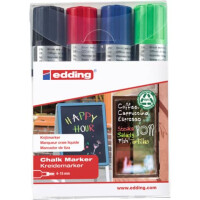 edding 4090 Kreidemarker 4er-Set sortiert