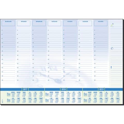 Schreibunterlage 595x410mm 30Bl mit Wochenplan und Stundenplan