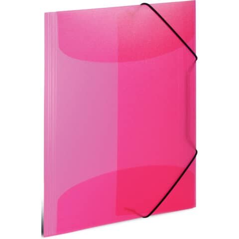 Sammelmappe A3 PP transluzent pink