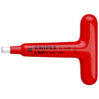 KNIPEX 98 14 08 Schraubendreher für Innensechskantschrauben mit T-Griff 120 mm