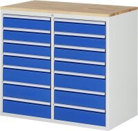 Schubladenschrank LL7.10, B1145xT650xH1035mm, B-Top-25mm,...