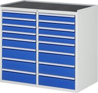 Schubladenschrank LL7.8, B1145xT650xH1035mm, MT-Top-25mm,...