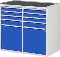 Schubladenschrank LL7.3, B1145xT650xH1035mm, MT-Top-25mm,...