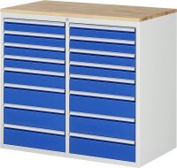 Schubladenschrank LL7.8, B1145xT650xH1035mm, B-Top-25mm,...