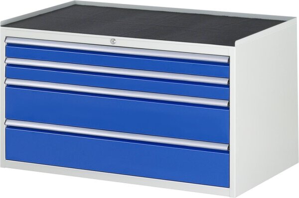 Schubladenschrank XXL3.1, B1145xT650xH645mm, MT-Top-25mm, 4xSchublade-VA