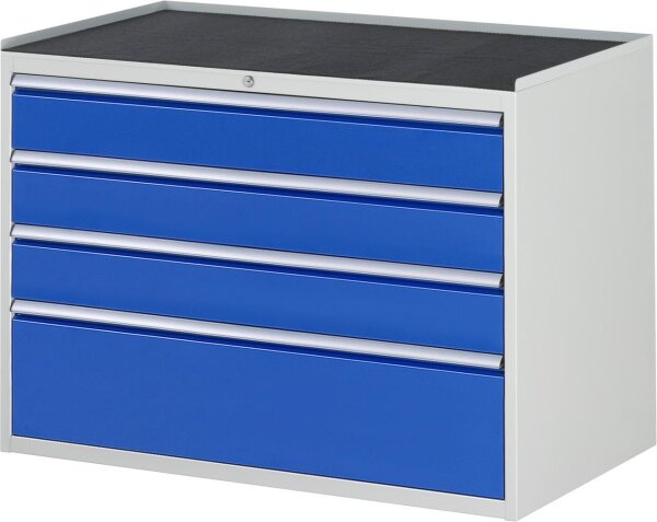 Schubladenschrank XXL5.3, B1145xT650xH825mm, MT-Top-25mm, 4xSchublade-VA