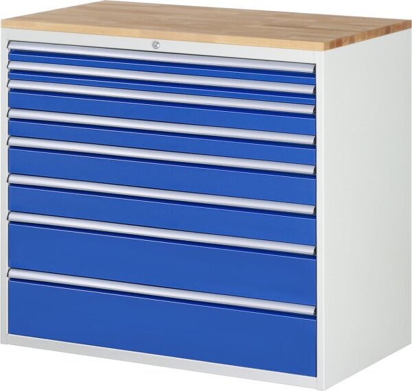 Schubladenschrank XXL7.11, B1145xT650xH1035mm, B-Top-25mm, 8xSchublade-VA