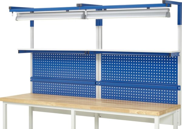 System-Aufbau EE -  Komplettset 04, für Produktbreite 2500 mm, RAL7035/RAL5010