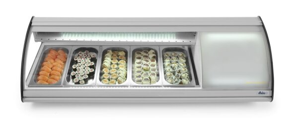 Sushi Kühlvitrine 63 l 5x GN 1/3