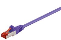 CAT 6 Patchkabel, S/FTP (PiMF), violett