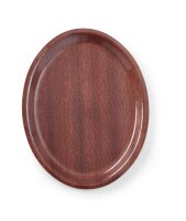 Serviertablett oval 200x265 mm Woodform Antirutsch