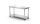 Mobiler Tisch, mit Ablage – verschraubt, HENDI, Kitchen Line, 1200x600x(H)850mm