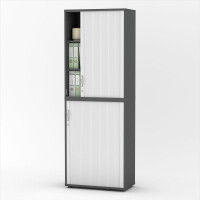 Rollladen-Aufsatzschrank MULTI M pro Dekor anthrazitB 800...