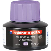 edding HTK 25 Nachfüllinte Textmarker pastellviolett