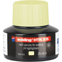 edding HTK 25 Nachfüllinte Textmarker pastellgelb