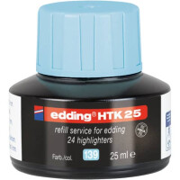 edding HTK 25 Nachfüllinte Textmarker pastellblau