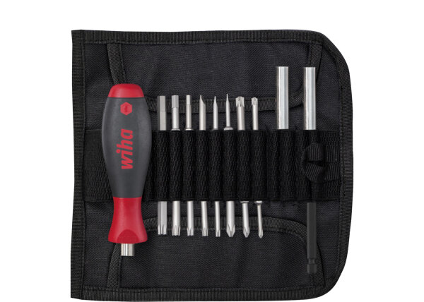 Wiha Bit Set Montage 20-tlg. inkl. Rolltasche (44576)