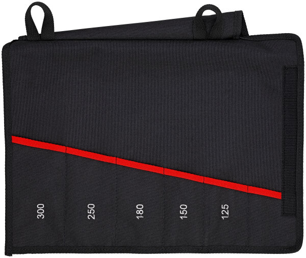 KNIPEX 00 19 55 S4 LE Rolltasche für Zangenschlüssel leer 6 Fächer 440 mm