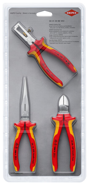 KNIPEX 00 31 30 BK V03 Elektro-Set