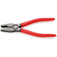 KNIPEX 03 01 200 SB Kombizange mit Kunststoff überzogen schwarz atramentiert 200 mm (SB-Karte/Blister)