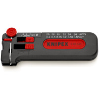 KNIPEX 12 80 040 SB Mini-Abisolierwerkzeug  100 mm