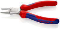 KNIPEX 22 05 160 Rundzange mit Mehrkomponenten-Hüllen verchromt 160 mm